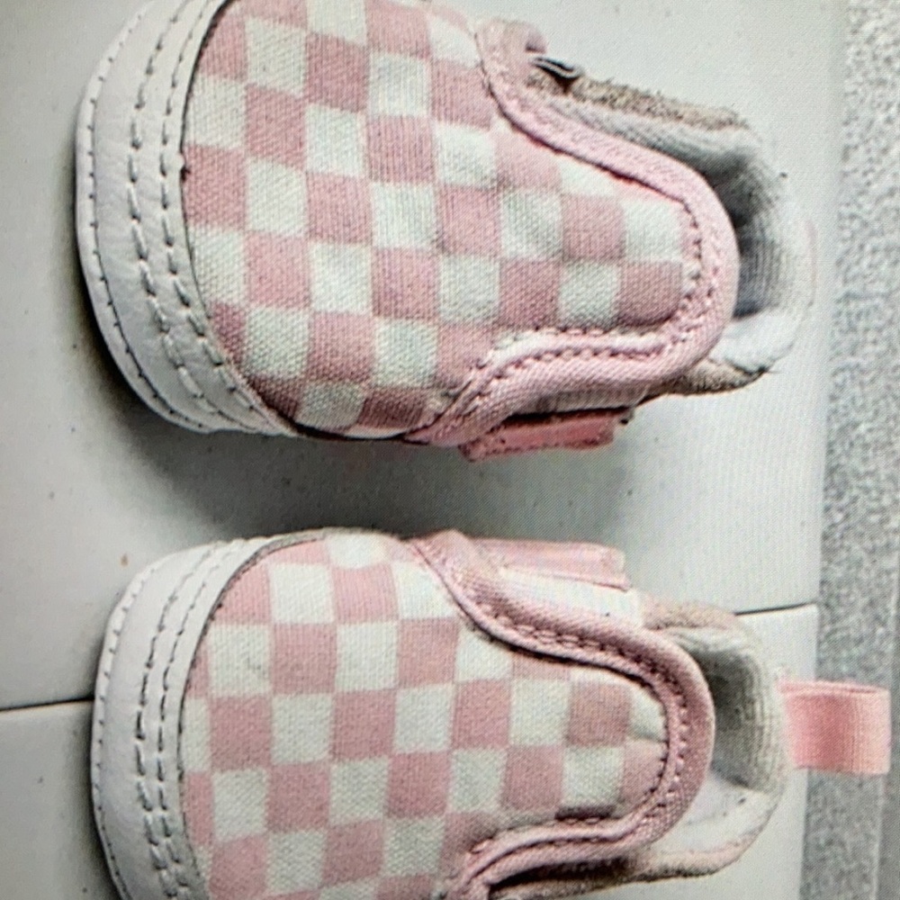 Casual canvas slip on crib shoes